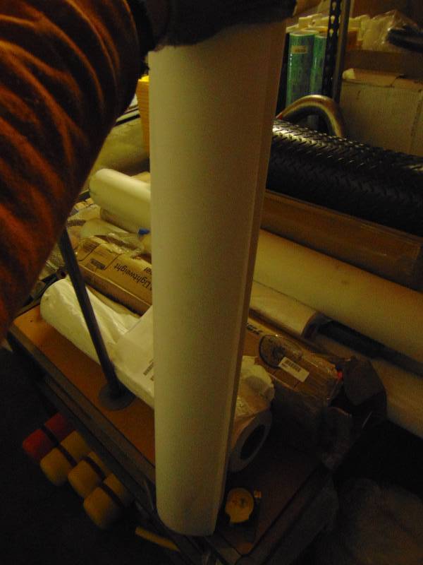 lot 1012 image: (1) roll plastic, 36 x 50 yards