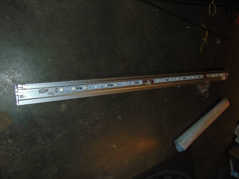 lot 1036 image: Door frame light bar, LED white lights, 5 long, mounts to door frame (not included)