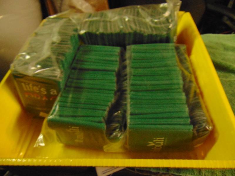 lot 1071 image: (100) ct lot Tabbuli Grill Drink Coozies, Lifes a drag