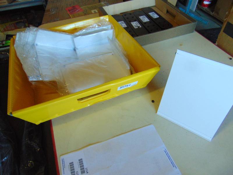 lot 1112 image: (13) ct. lot metal display boards, 6-12 x 8-12