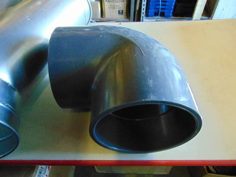 lot 1115 image: Spears 8 PVC eye schedule 80, 90 degree elbow