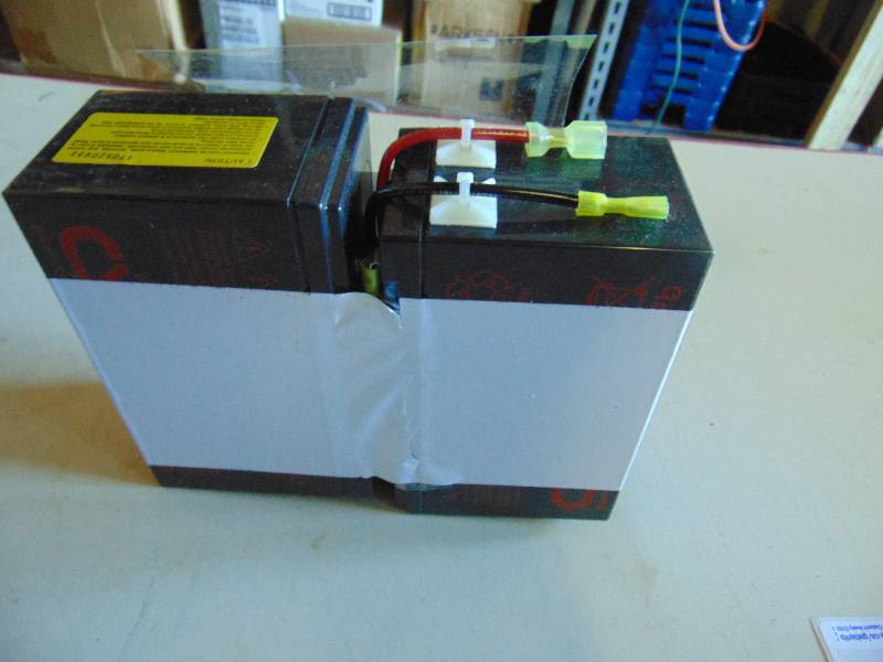 lot 1133 image: (1) pair Tripp-Lite Replacement Battery Cartridge RBC92-2U