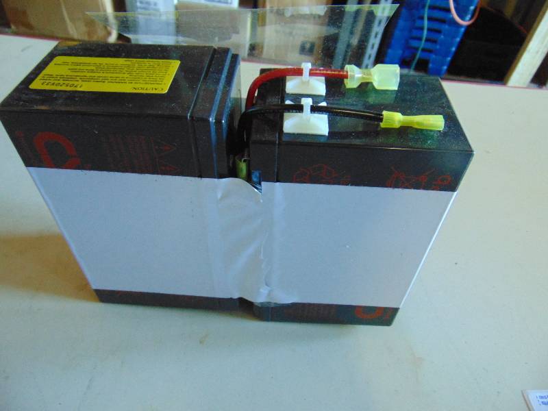 lot 1134 image: (1) pair Tripp-Lite Replacement Battery Cartridge RBC92-2U