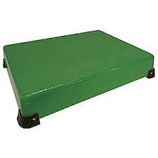 lot 1097 image: Fiber Grate non-skid step, grainger PN 4ATZ8, 24 x 24 x 2 tall, green