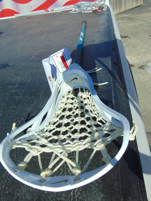 lot 1198 image: (1) Nike Lunar lacrosse stick, used