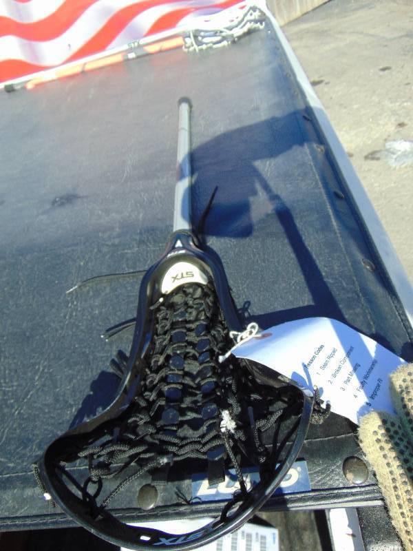 lot 1201 image: (1) Styx 7075 Lacrosse Stick, store return, ripped seam at the top of basket, will need to be re-strung