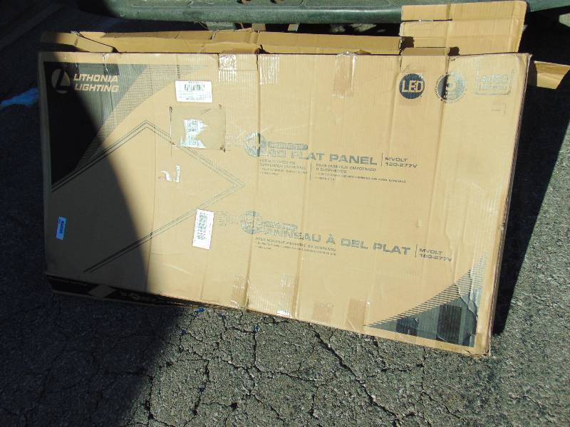 lot 1230 image: Lithonia Lighting 2 x 4 LED Flat Panel light
