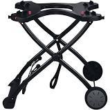 lot 1214 image: Weber Grill Cart 6557, portable, black, for use with Weber grills-- not included