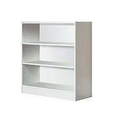 lot 1222 image: Mylex Three Shelf Bookcase 43061, 29-58 x 11-58 x 31-58, white