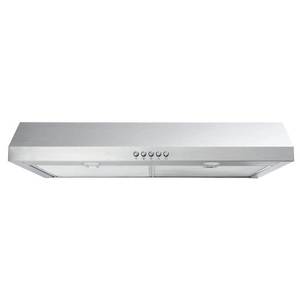 lot 1790 image: Vissani QR254s 30 in Convertible Under Cabinet Range Hood with Charcoal Filter