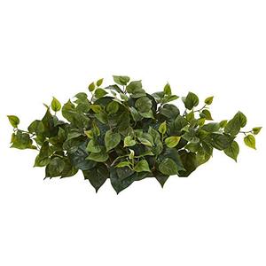 lot 1828 image: Nearly Natural 31in. Philodendron Artificial Ledge Plant