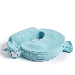lot 1831 image: My Brest Friend Nursing Pillow - Deluxe - Enhanced Comfort w Slipcover - Ergonomic Breastfeeding Pillow For Ultimate Support For Mom & Baby - Adjustable Pillow W Handy Side Pocket, Aqua