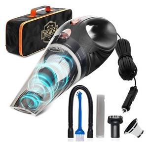 lot 2355 image: ThisWorx Car Vacuum Cleaner - Portable Handheld Mini Vacuum Cleaner W 16ft Cord, Bag, & Attachments - Small Vacuum for Car, RV, Boats, Travel - Car Accessories