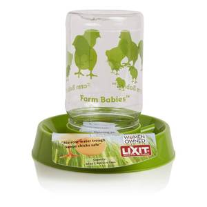 lot 2372 image: Lixit Baby Chick Feeder or Waterer (Pack of 1)