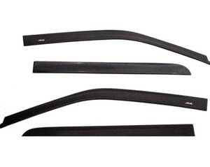lot 3060 image: Auto Ventshade AVS In-Channel Ventvisor  Rain Guards  Fits 2019 - 2024 ChevroletGMC SilveradoSierra 1500, (2022 LTD)2020-2024 SilveradoSierra 2500 HD3500 HD Crew Cab- Smoke, 4 pcs.  194805