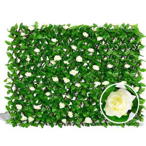 lot 5503 image: DOEWORKS Expandable Fence Privacy Screen for Balcony Patio Outdoor, 1PC Faux Ivy Fencing Panel for Backdrop Garden Backyard Home Decorations