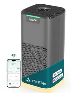 lot 5508 image: WELOV Smart Air Purifiers for Home Large Room, Smart WiFi Alexa Control, 1570 Sq. Ft. Coverage, PM2.5 Monitor, H13 True HEPA Air Purifiers for Pets Capture Pet Hair Dander Pollen Smoke Dust, P200 Pro - Retail $158.33