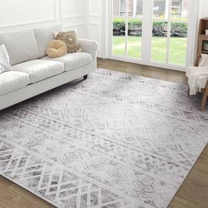 lot 5535 image: Boho Area Rug 8x10 Feet Modern Area Rug Neutral Carpet for Bedroom Decor, Livingroom Decoration Ideas, Play Room - Retail $156.9