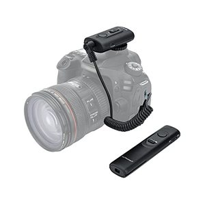 lot 6055 image: Camera Remote Shutter Release Wireless 164 Radio Control Accessories for Canon Rebel T7 T6 T5 T8i T7i SL3 EOS R RP R100 R7 R6 Mark II 90D 80D 70D 2000D, with AAA Battery & Removable Tripod Clip