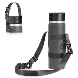 lot 6062 image: Water Bottle Holder with Strap, 3 in 1 Water Bottle Handle Shoulder Strap Adjustable for Hydro FlaskCamelBakUniversal 1225324064 oz Water Bottles for Walking Hiking Gym (Bottle Excluded)