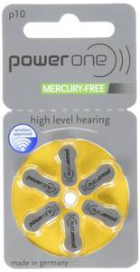 lot 6067 image: Hearing Aid Battery Powerone size 10 made in Germany Genuine Pack