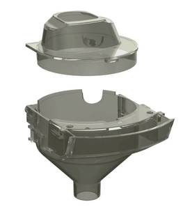 lot 6076 image: Baby Brezza Formula Pro Mini Replacement Funnel & Cover