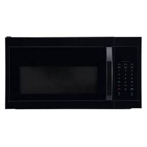 lot 7556 image: A 1.7 cu. ft. 1000-Watt Over the Range Microwave in Black - Retail $179