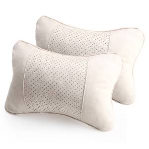 lot 8215 image: AutoE 2Pcs Car Seat Pillow Auto Headrest Comfortable Pillows for Travel Interior Accessories (Neck, White)