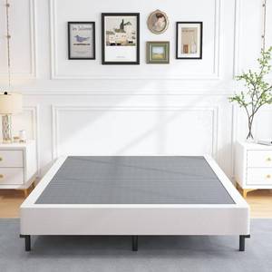 lot 9662 image: ALDRICH 7 Inch Heavy Duty Metal Box Spring Mattress Foundation 3000lbs Max Weight CapacityNon-SlipNo NoiseEasy AssemblyEasy Clean Cover,King(Maybe Missing Pieces)