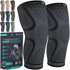lot 10438 image: Modvel Compression Knee Brace for Women & Men - 2 Pack Knee Brace for Women Running Knee Pain, Knee Support Compression Sleeve, Workout Sports Knee Braces for Meniscus Tear ACL & Arthritis Pain Relief