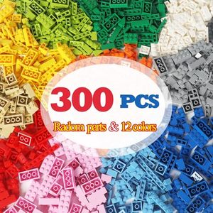 lot 10453 image: Ekuzi Building Bricks Compatible with Lego Classic - 300 Pieces Basic Bulk Building Blocks in Random Color - Mixed Shape