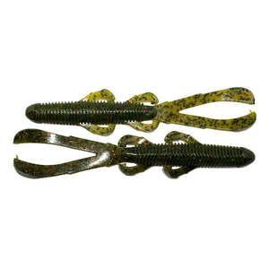lot 10465 image: Googan Baits Trench Hawg Green Pumpkin - 3 Pack