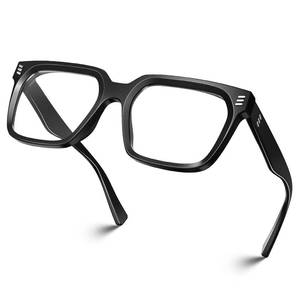 lot 10478 image: VISOONE Rectangle TR90 Blue Light Blocking Glasses Computer Glasses with Preppy Look for Women and Men Cougar