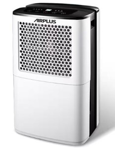 lot 3035 image: Edendirect 50 pt. 2,000 sq. ft. Dehumidifier with Bucket and Drain Hose for Bathroom, with Auto Defrost, Variable Speed (White)