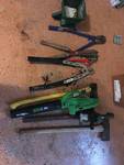 4 Piece 2 Bolt Cutters, 1 - Ratchet Drive, Hedge Trimmers, 2 Axes, Electric Blower