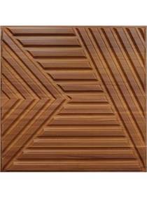 lot 1777 image: STICKGOO 3D Wall Panels Peel and Stick, Wood Panels for Wall, Natural Walnut PVC Wall Panels for Interior Wall Decor, 3D Decorative Panels
