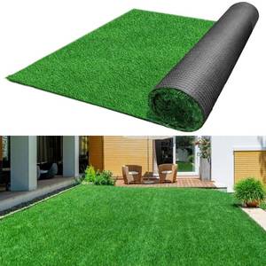 lot 2401 image: SSRIVER 98.4 x 39.4in Dog Grass Pad, Extra Large Artificial Grass Turf Mat, Fake Grass for Large Dog Potty Training Indoor Outdoor Balcony Patio Lawn Decoration - Retail $90.16