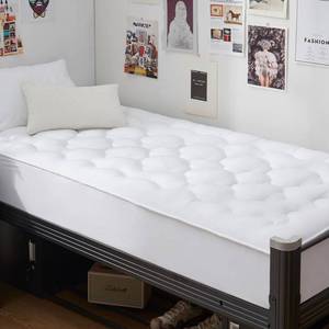 lot 2426 image: GRT Cooling Mattress Pad Cover Rayon from Bamboo Twin XL Size, Extra Thick Quilted Fitted Mattress Topper with 19 Inches Deep Pocket, Ultra Soft Breathable and Noiseless Mattress Cover
