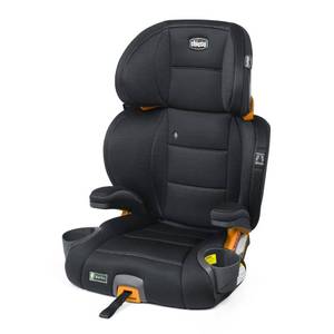 lot 1806 image: Chicco KidFit ClearTex Plus 2-in-1 Belt-Positioning Booster Car Seat, Backless and High Back Booster Seat, for Children aged 4 years and up and 40-100 lbs.  ObsidianBlack - Retail $97.3