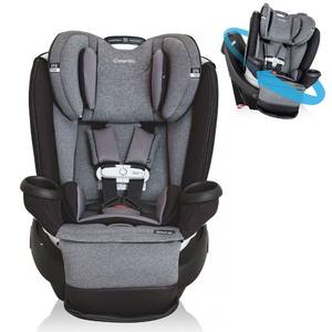 lot 1962 image: Evenflo Gold Revolve360 Extend All-in-One Rotational Car Seat with SensorSafe (Moonstone Gray) - Retail $394.56