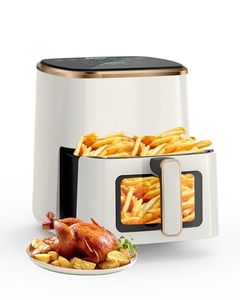 lot 1793 image: VEWIOR Air Fryer, 5.3Qt Airfyer with Viewing Window, 7 Custom Presets Large Air Fryer Oven with Smart Digital Touchscreen,Non-stick and Dishwasher-Safe Basket - Retail $125.64