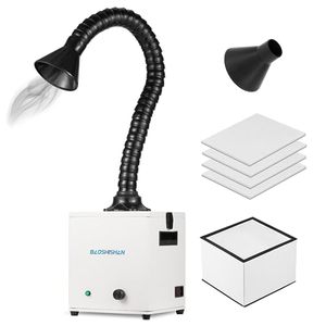 lot 2378 image: BAOSHISHAN Solder Fume Extractor 100W Strong Suction Soldering Smoke Absorber with 3 Stage Filter for Welding, Smoke Absorption,Desktop Soldering,Electronic Component Repair - Retail $248.5