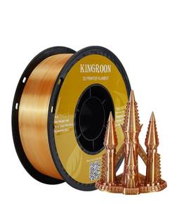 lot 63654 image: Color Silk PLA Filament - Golden