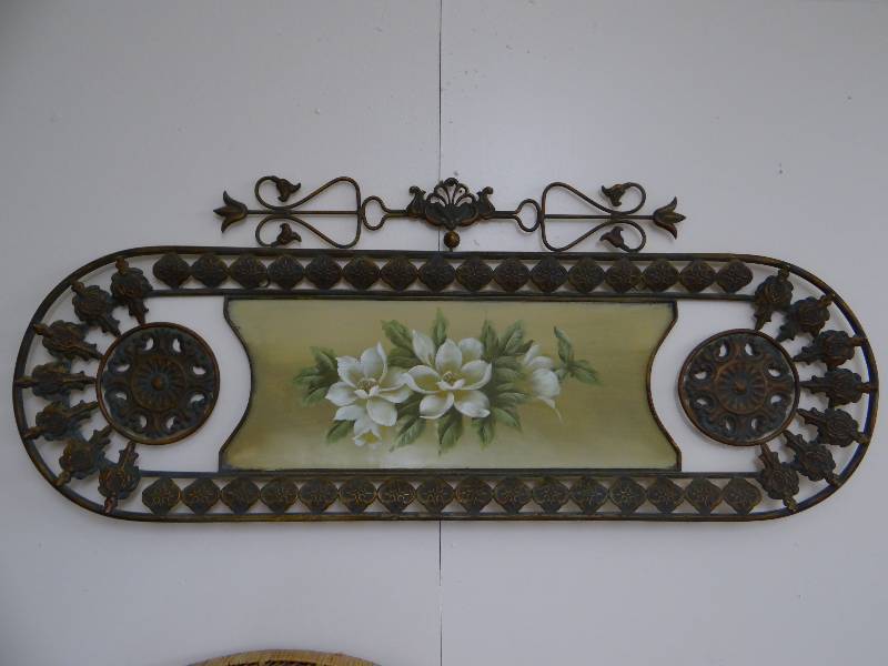 lot 792 image: Metal wall art