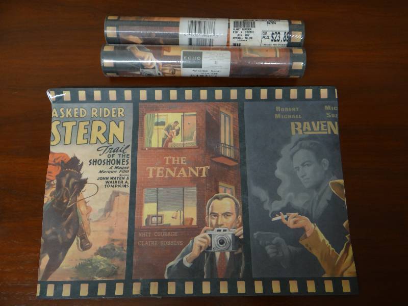 lot 797 image: Lot of 2 new rolls of American Wallpaper