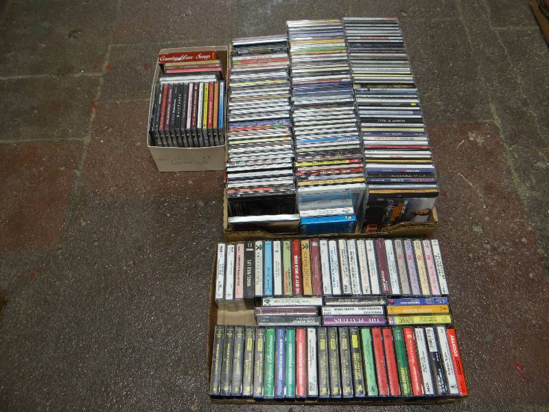 lot 834 image: Lot of various CDs & Cassette tapes