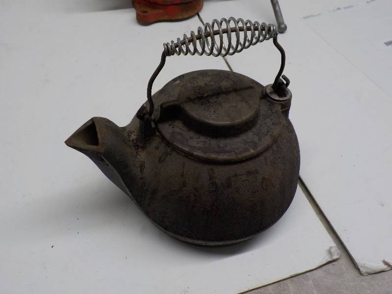 lot 3649 image: cast steam pot