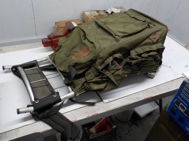 lot 3650 image: kelly hiking pack with aluminum frame