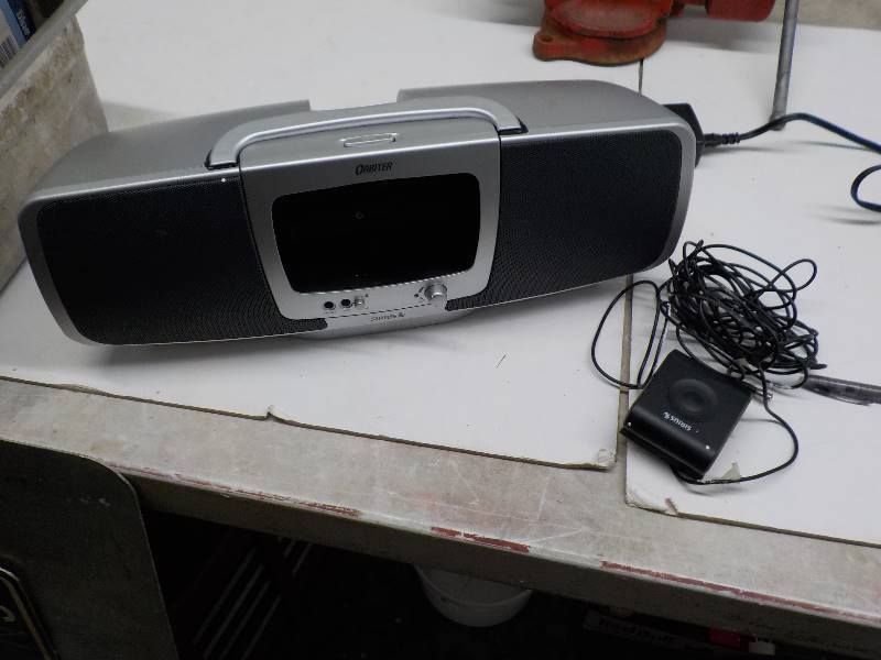 lot 3651 image: orbiter portable serius xm speakers