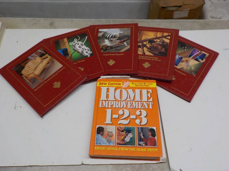 lot 3721 image: 6 home improvement books